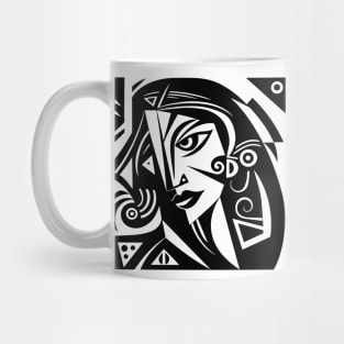 Cubist Witch Mug